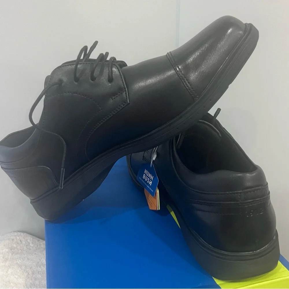 Nunn Bush Men's Classic‎ Black Leather